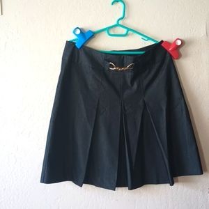 New York and Company Size 14 Denim Pleated Skirt